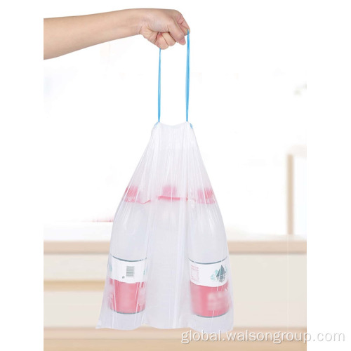 Compostable Biodegradable Drawstring Biodegradable Drawstring Tall Kitchen Trash Bag Rolls Supplier